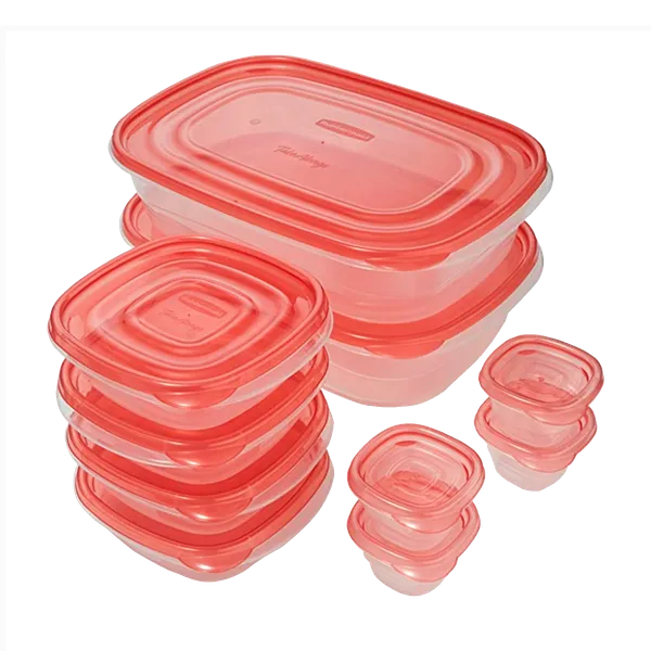 Set de Envases 20 Piezas Distintos Tamaños TakeAlongs Rubbermaid